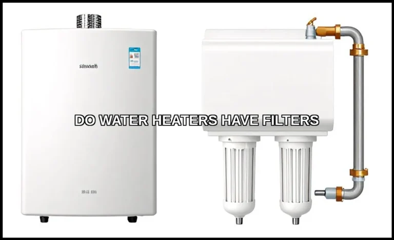 Do water heaters have filters