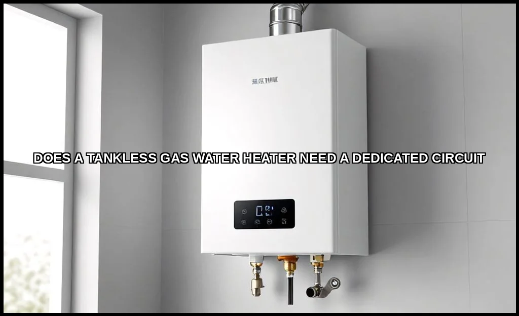 Does a tankless gas water heater need a dedicated 