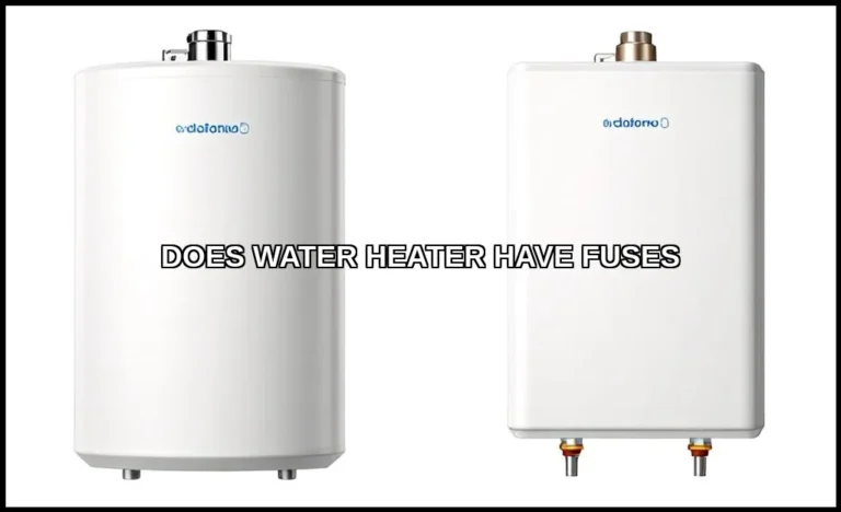 Does water heater have fuses