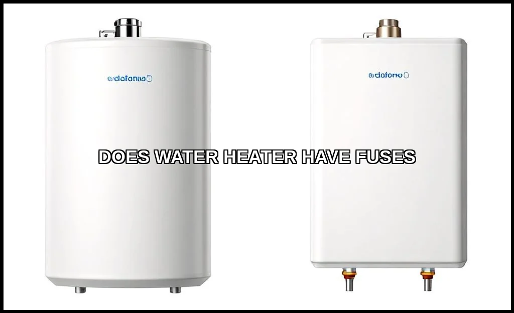 Does water heater have fuses