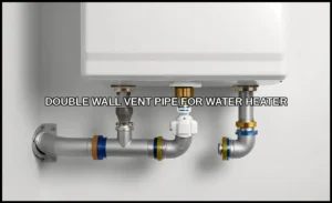 Double wall vent pipe for water heater