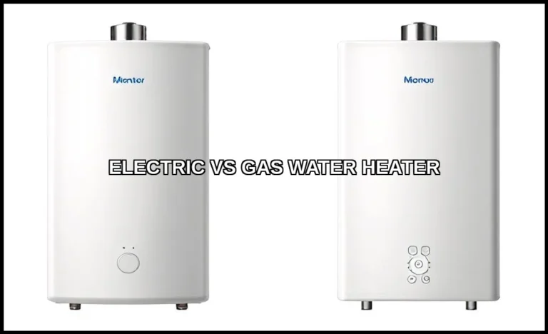 Electric vs gas water heater