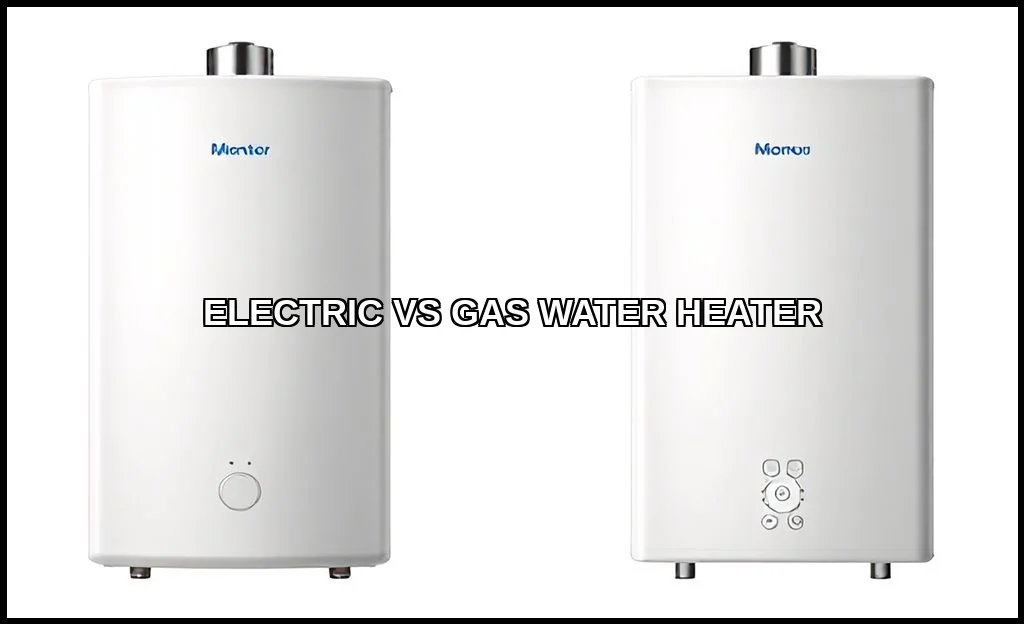 Electric vs gas water heater