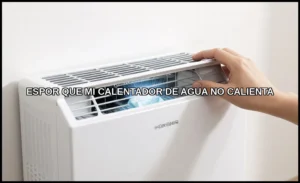 Espor que mi calentador de agua no calienta