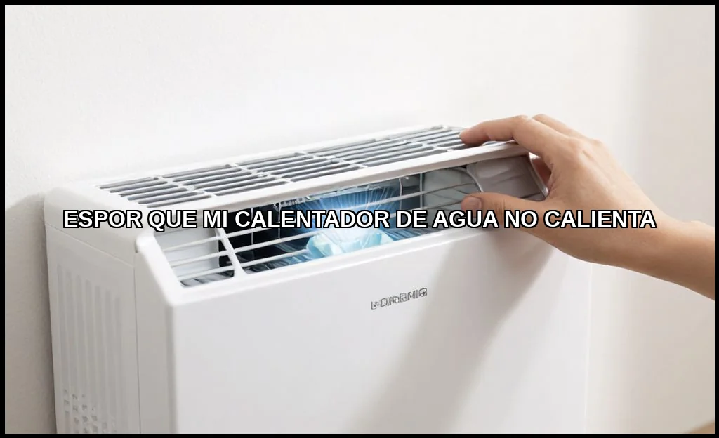 Espor que mi calentador de agua no calienta