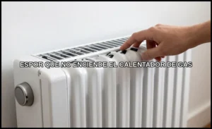 Espor que no enciende el calentador de gas
