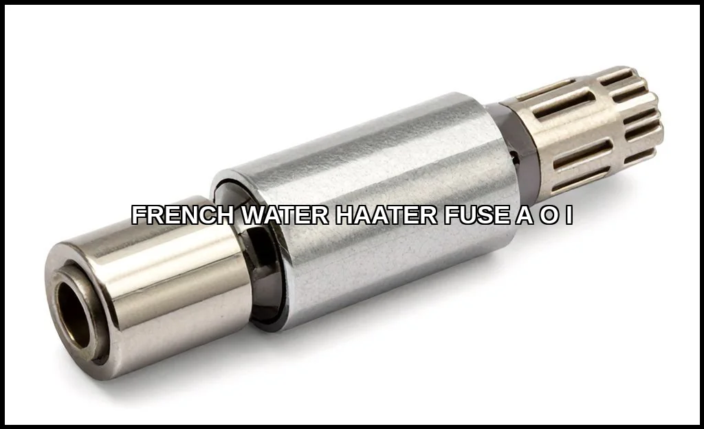 French water haater fuse a o i