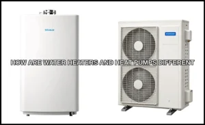 How are water heaters and heat pumps different