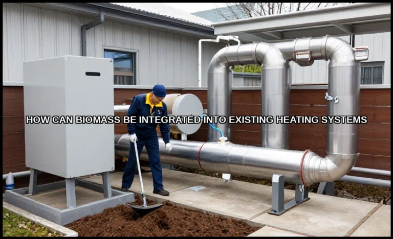 How can biomass be integrated into existing heatin