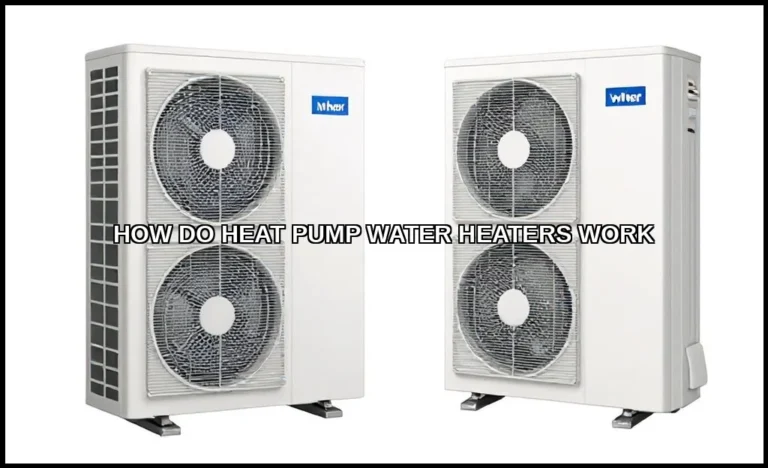 Heat pump water heaters work
