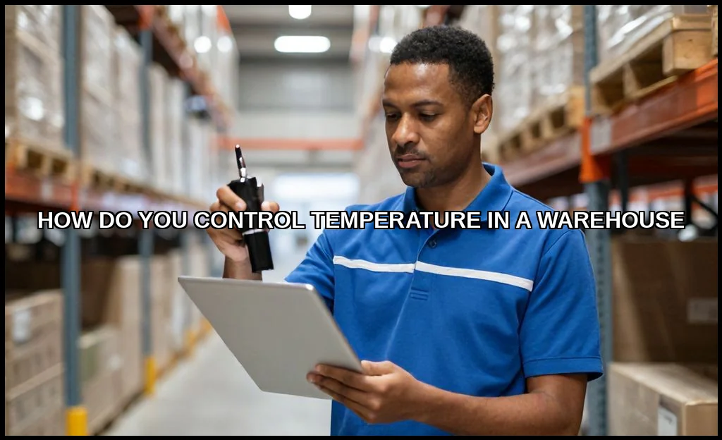 You control temperature in a warehouse