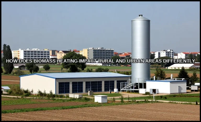 How does biomass heating impact rural and urban ar
