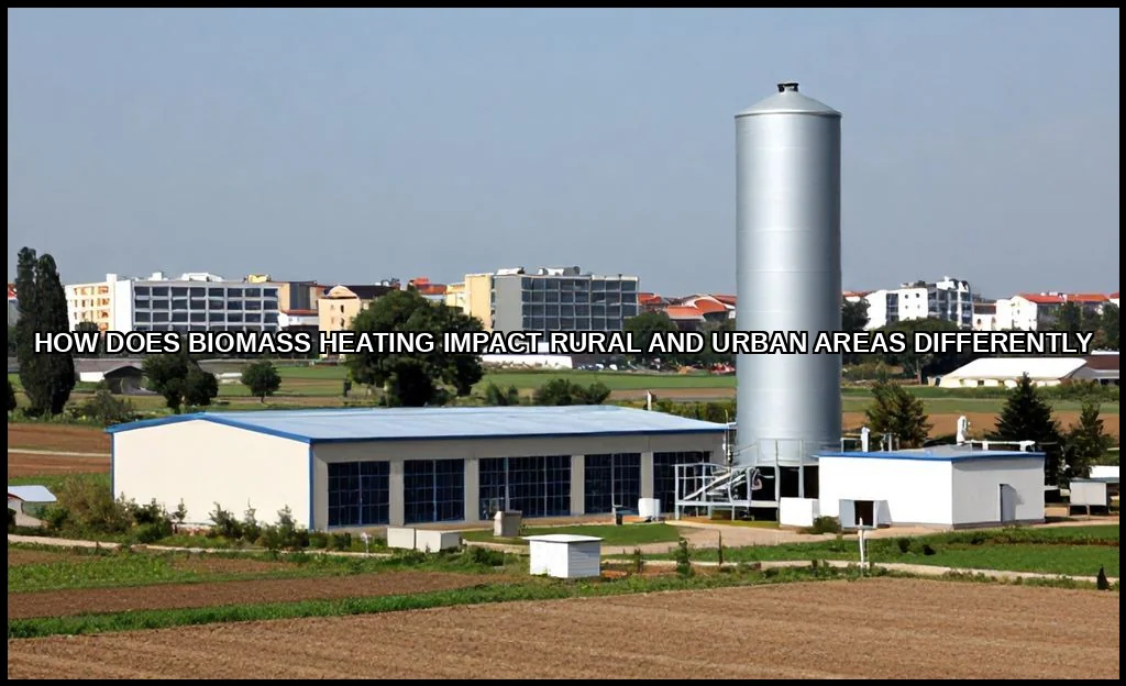 How does biomass heating impact rural and urban ar