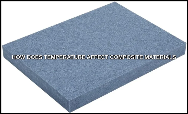 How does temperature affect composite materials