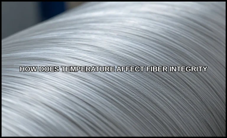 How does temperature affect fiber integrity