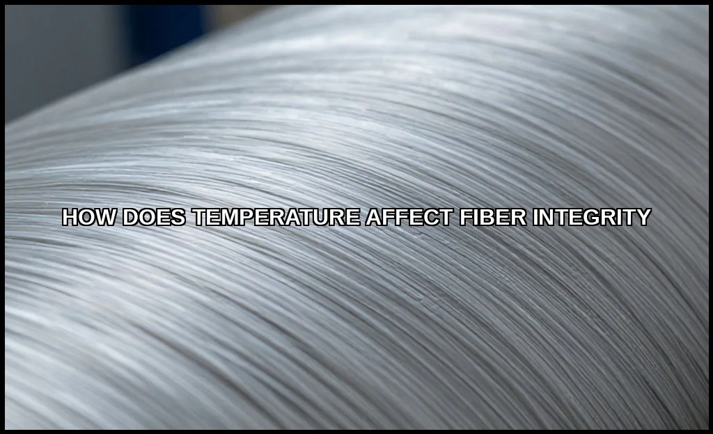 How does temperature affect fiber integrity