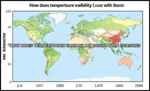 How does temperature variability occur with season