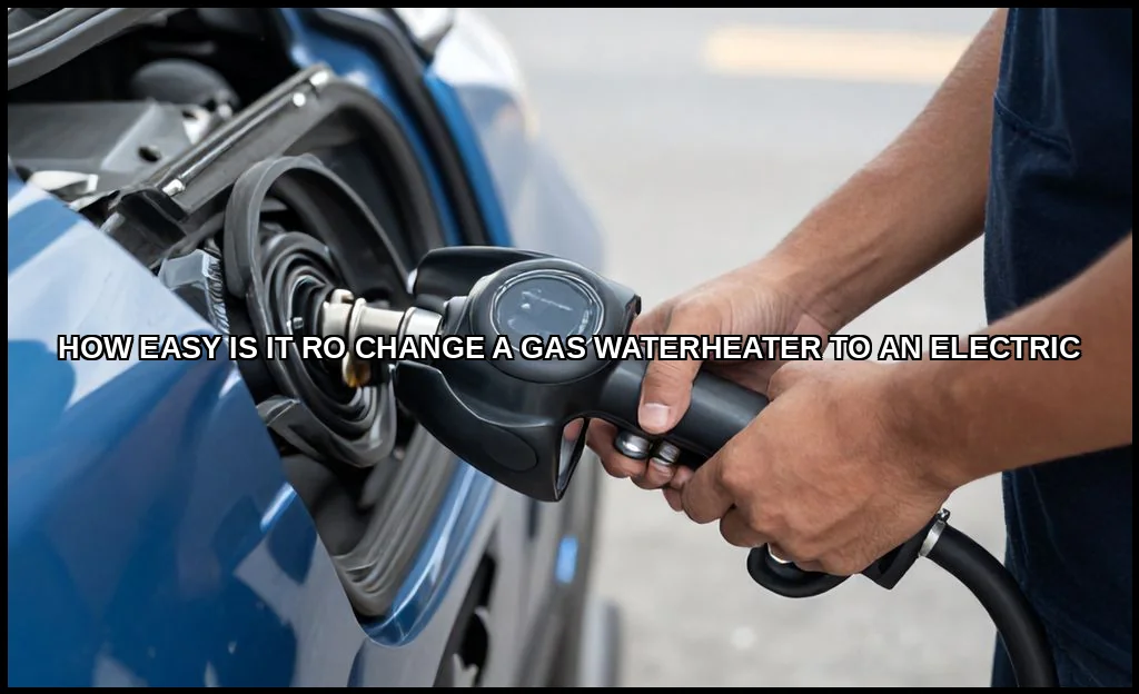 How easy is it ro change a gas waterheater to an e