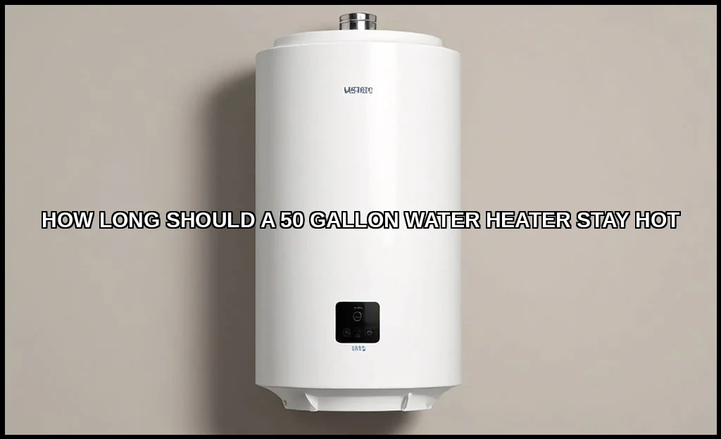 How long should a 50 gallon water heater stay hot