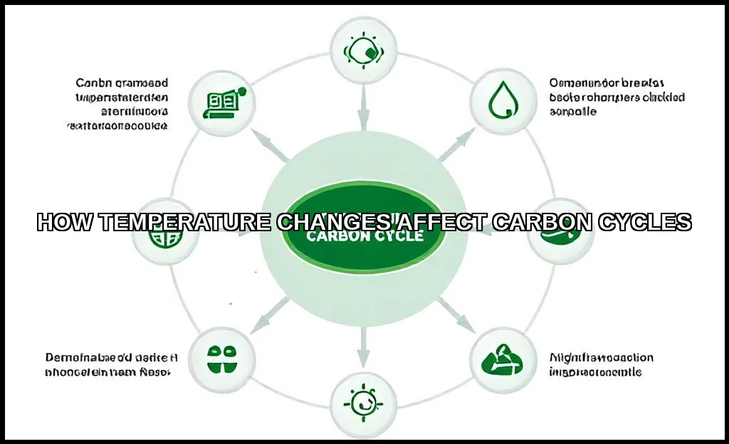 How temperature changes affect carbon cycles