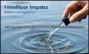 How temperature regulation impacts water conservat