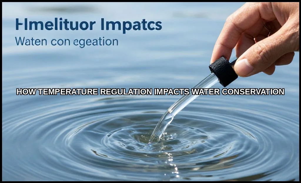 How temperature regulation impacts water conservat