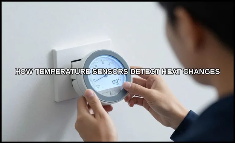 How temperature sensors detect heat changes