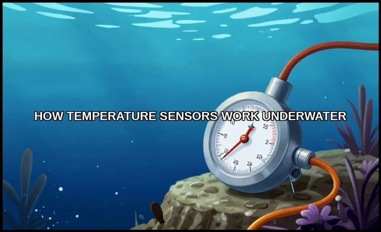 How temperature sensors work underwater