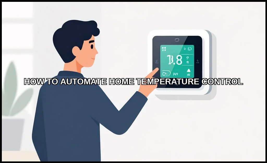 Automate home temperature control