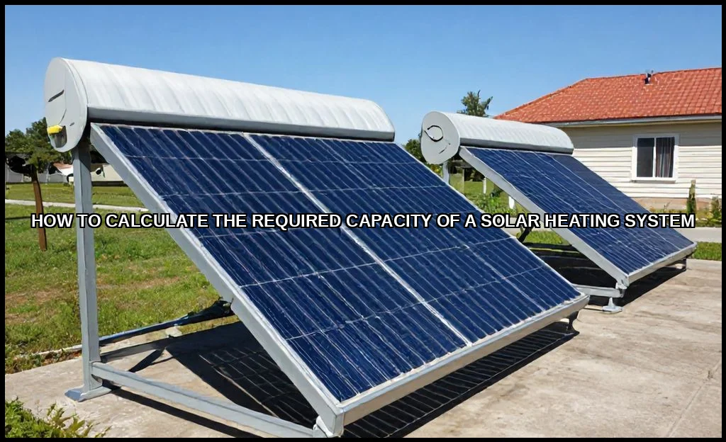 Calculate the required capacity of a solar heating