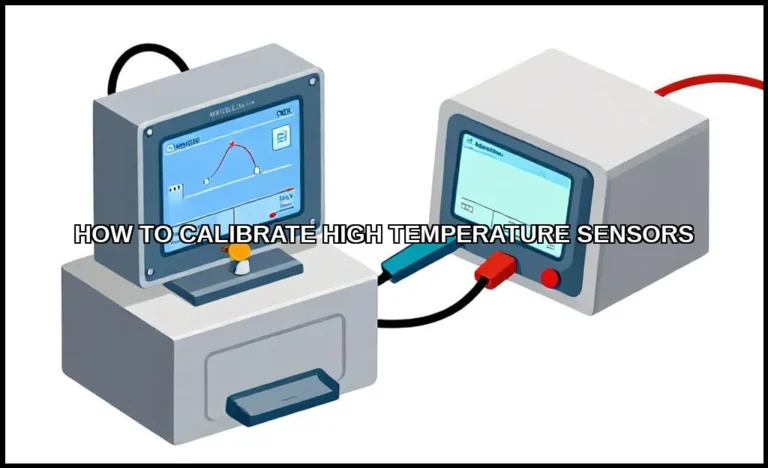 Calibrate high temperature sensors