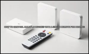 Control multiple devices with a single remote for