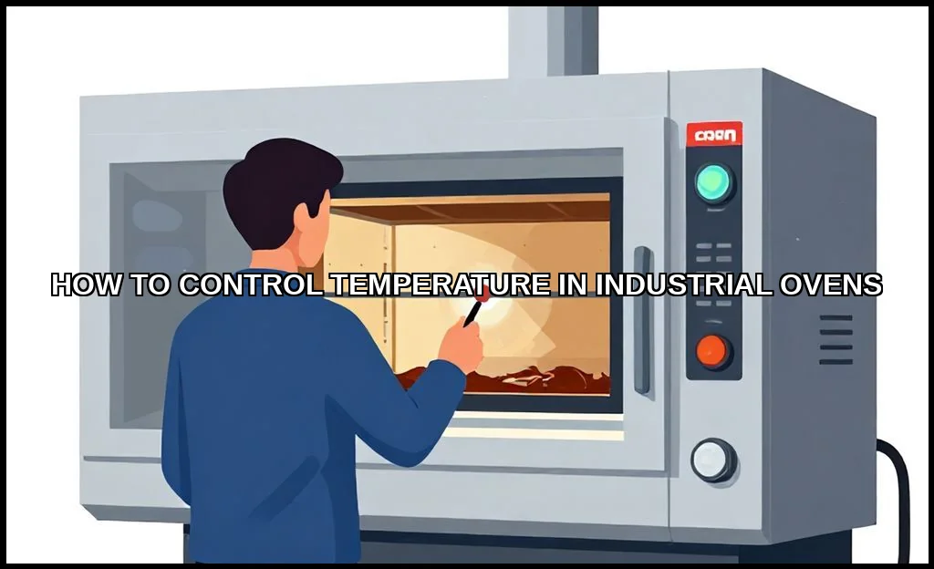 Control temperature in industrial ovens