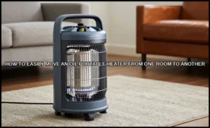 Easily move an oil portable heater from one room t