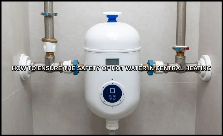 Ensure the safety of hot water in central heating