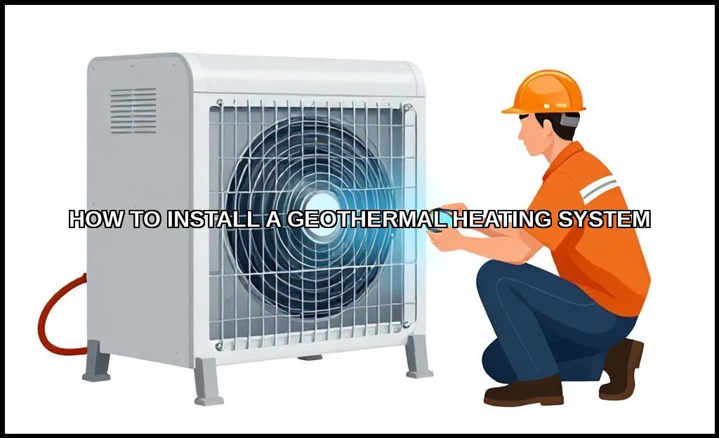 Install a geothermal heating system