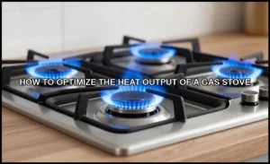 Optimize the heat output of a gas stove