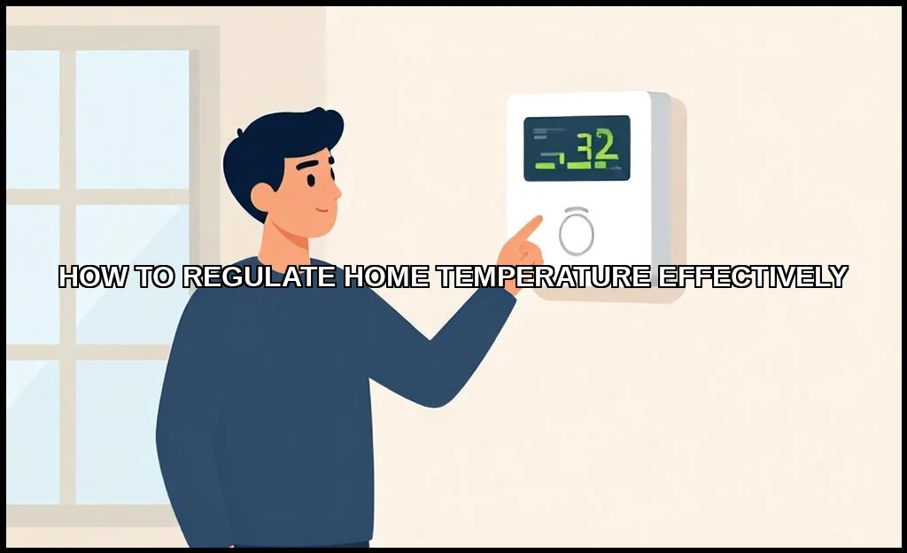 Regulate home temperature effectively