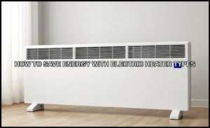 Save energy with electric heater types