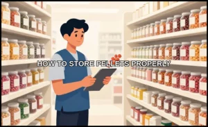 Store pellets properly