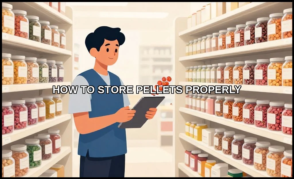 Store pellets properly