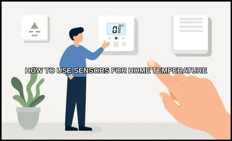Use sensors for home temperature