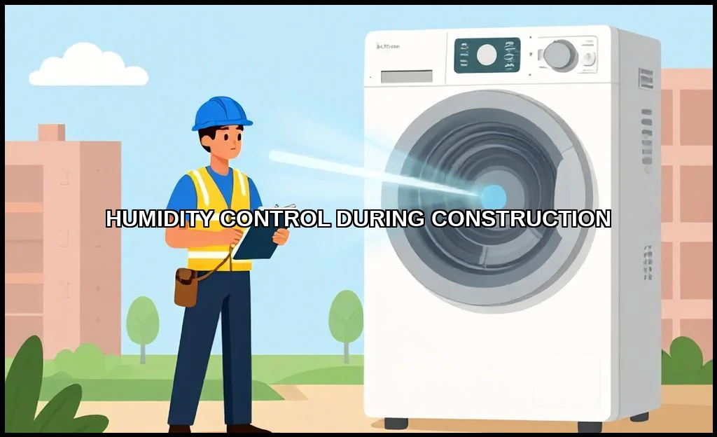 Humidity control during construction