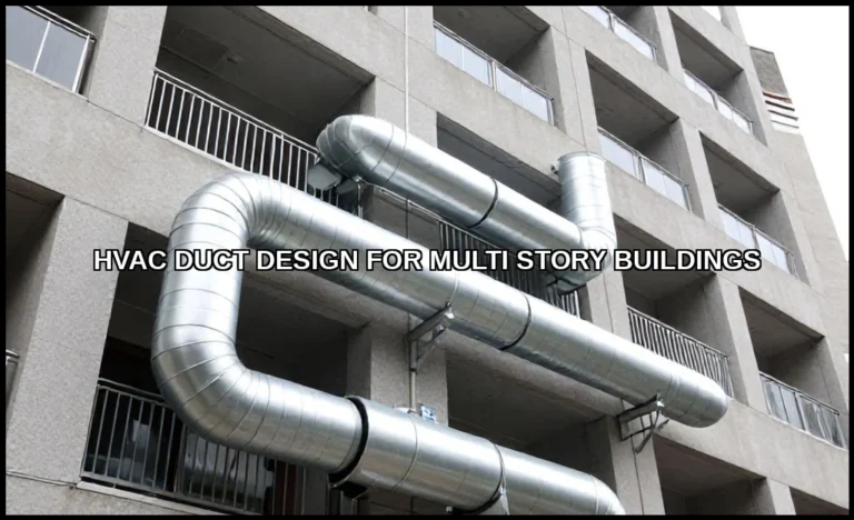 Hvac duct design for multi story buildings