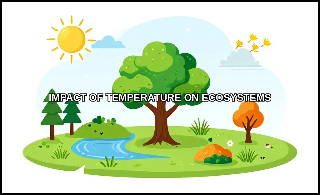 Impact of temperature on ecosystems