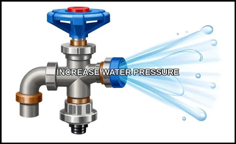 Increase water pressure
