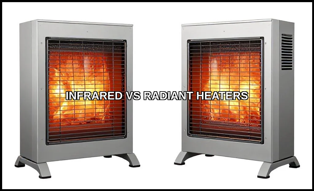 Infrared vs radiant heaters