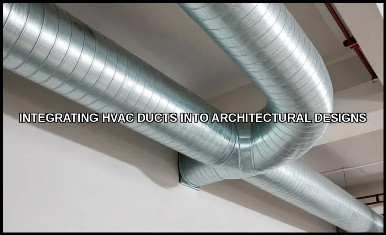 Integrating hvac ducts into architectural designs