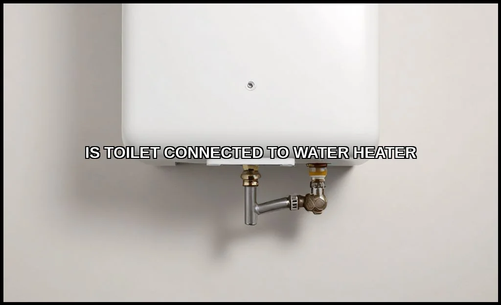 Is toilet connected to water heater