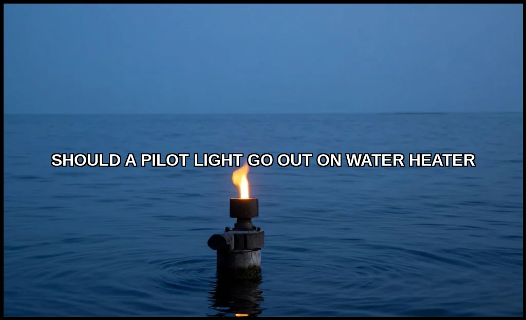 Should a pilot light go out on water heater